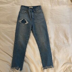 Madewell Distressed Women’s Blue Jeans